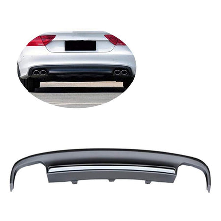 fits Audi A7 Sedan Standard 2012-2015 PP Rear Bumper Lip Diffuser