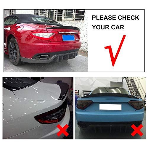 Carbon Fiber Rear Spoiler for Maserati Gran Turismo GT 2011-2014