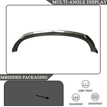Front Bumper Lip Splitter Spoiler Compatible with Mercedes Benz E-Class W213 Sport 4-Door 2021-2024 Real Carbon Fiber Air Chi