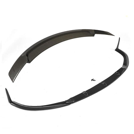 Carbon Fiber Spoier&Front Bumper Lip Fits for Mercedes Benz C Class C205 A205 C63 AMG 2Door 2015-2018 Chin Spoiler Splitter P