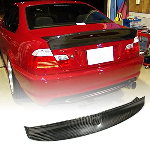 E46 Carbon Fiber Rear Trunk Spoiler for BMW 3 Series E46 1999-2006 323i 325i 330i Sedan Rear Wing Spoiler High Kick Spoiler Body Kits Factory Outlet