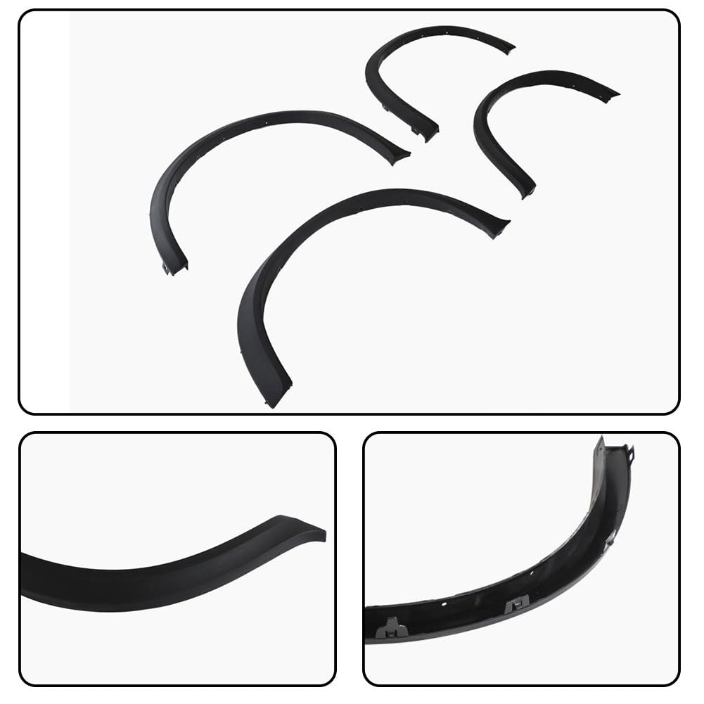 Wide Fender Flares Compatible with BMW X5 E70 2007-2013 Wheel Trim Molding Accessories