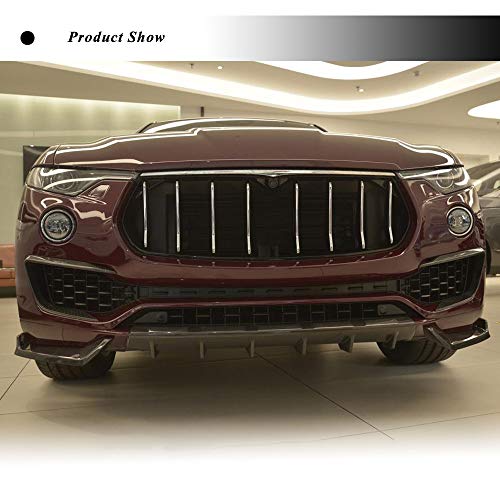 Levante CF Front Splitters, fits Maserati Levante Base S 2016-2018