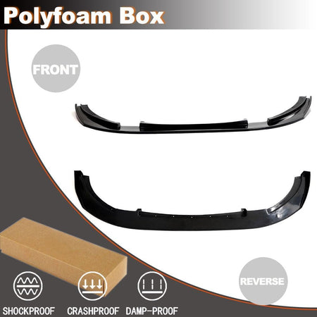 MX5 Front Bumper Lip Fits for Mazda MX5 Miata 2016-2022 Front Bumper Lip Chin Spoiler Splitter Protector PU Black Primer Fact