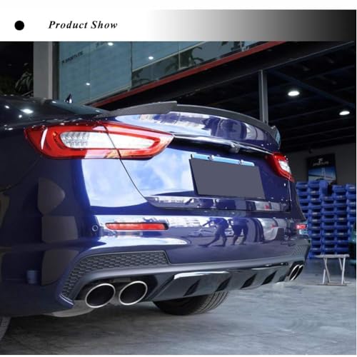 Carbon Fiber Rear Trunk Spoiler for Maserati Quattroporte 2013-2018