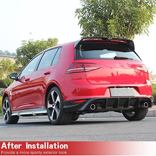 Carbon Fiber Spoiler for Volkswagen VW Golf 7 7.5 MK7 MK7.5 2014-2019