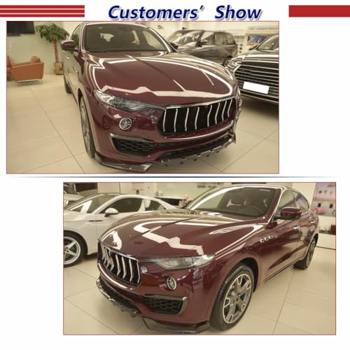 Levante CF Front Lip, fits Maserati Levante Base S Sport 2016-2018
