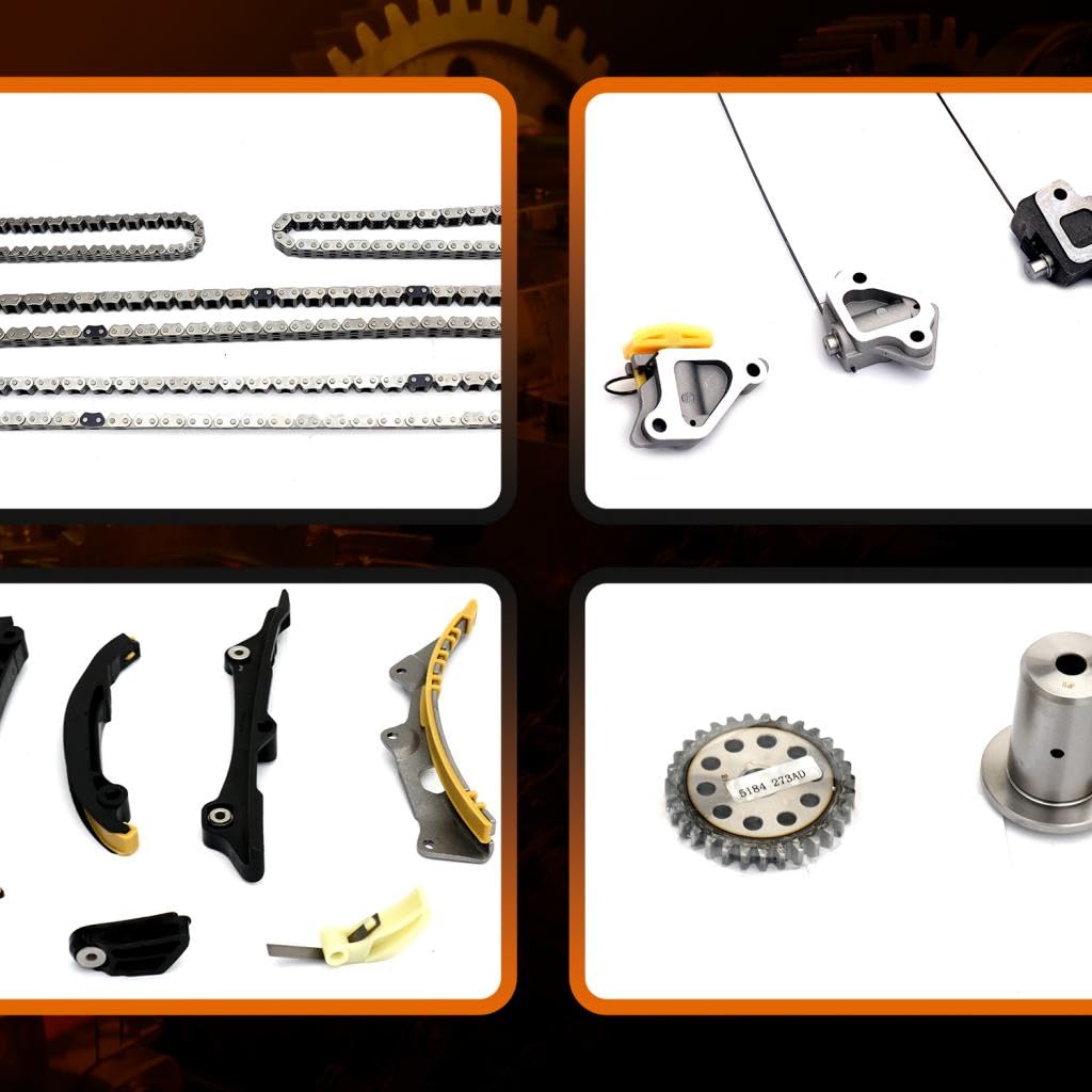 3.6L Timing Chain Kit with Tensioner Kit for Chrysler 300 2011-2015 for Jeep Cherokee Wrangler for Dodge Charger, Grand Carav