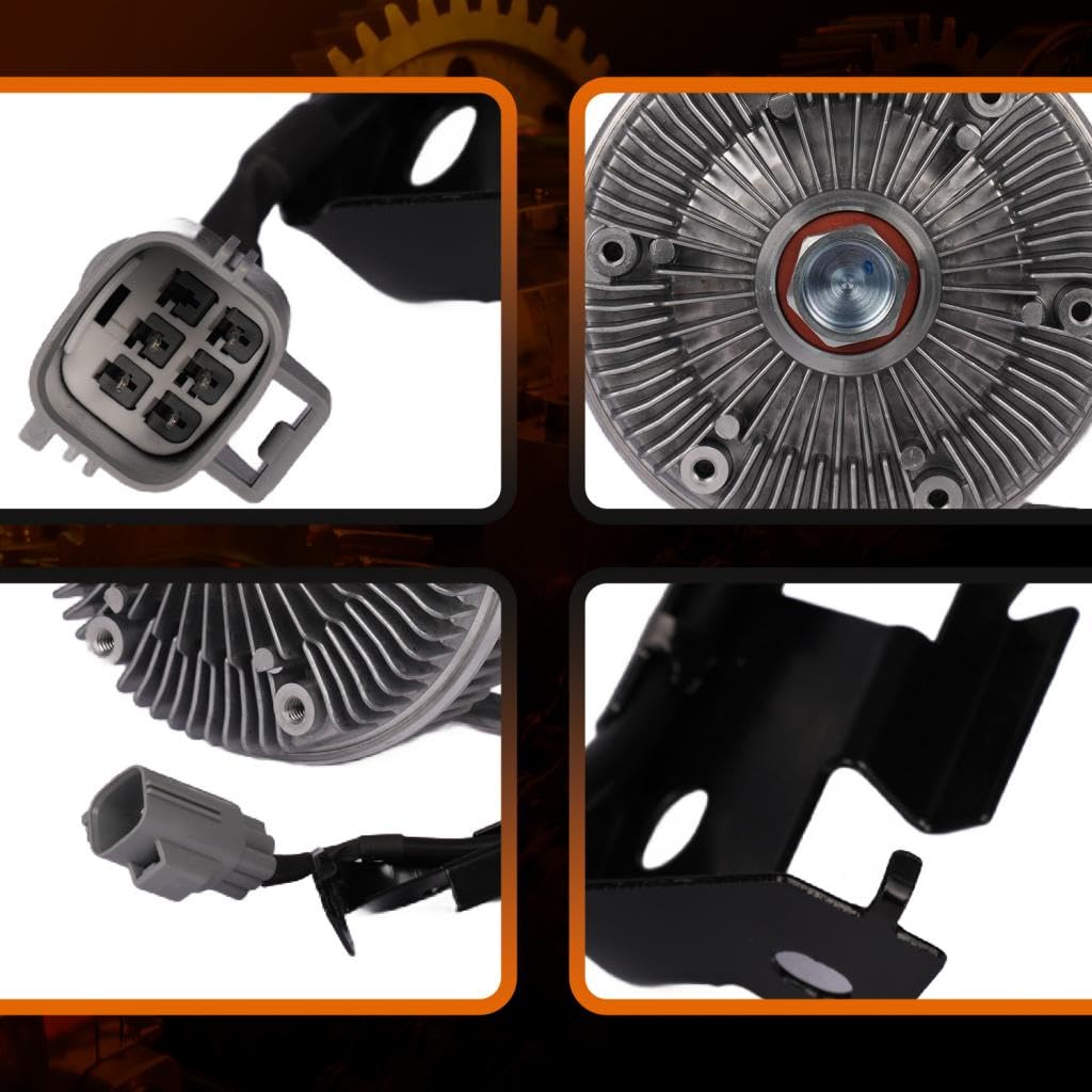 MCACAR KIT Electronic Radiator Cooling Fan Clutch Compatible with Dodge Ram 2500 3500 5.9L 6.7L for Ram 4500 5500 6.7L 550569