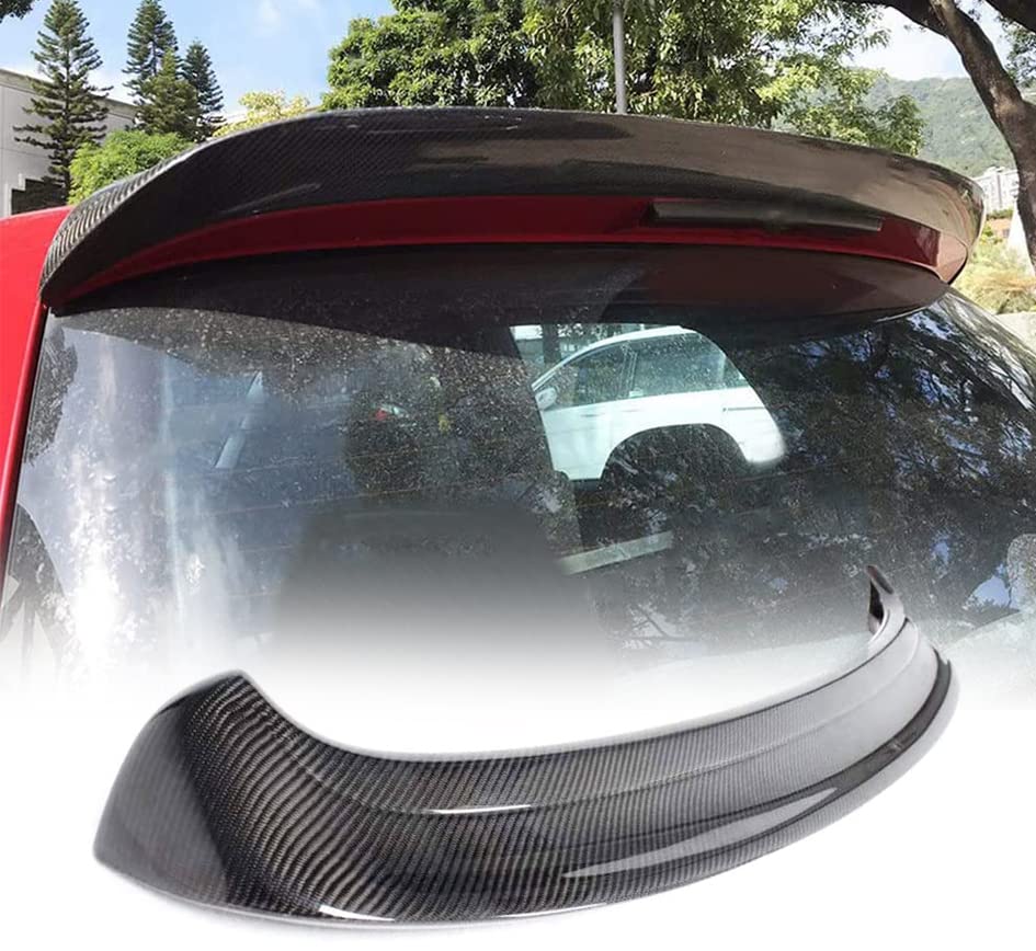 Carbon Fiber Rear Trunk Roof Spoiler Fits for Volkswagen VW Golf 5 V MK5 Standard 2005-2009 Rear Roof Spoiler Window Top Wing(for Standard)