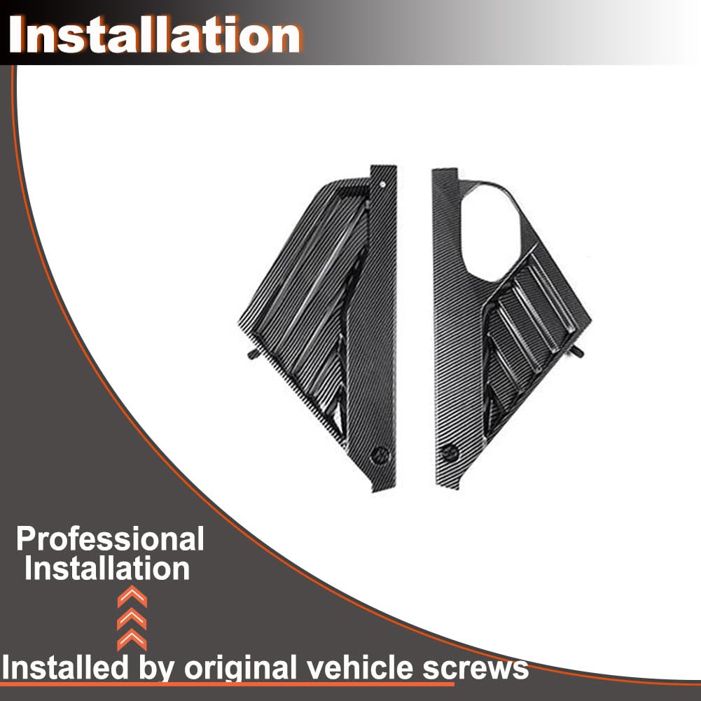 ABS Engine Bay Panel Cover for Chevy Chevrolet Corvette C8 Coupe 2020-2023 Carbon Pattern Engine Compartment Cover Kit Factor