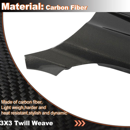 Carbon Fiber Side Fender Vent for BMW 4 Series F32 F36 M Sport 2Door 4Door 2014-2018 Front Air Intake Scoop Cover Trim 1Pair 