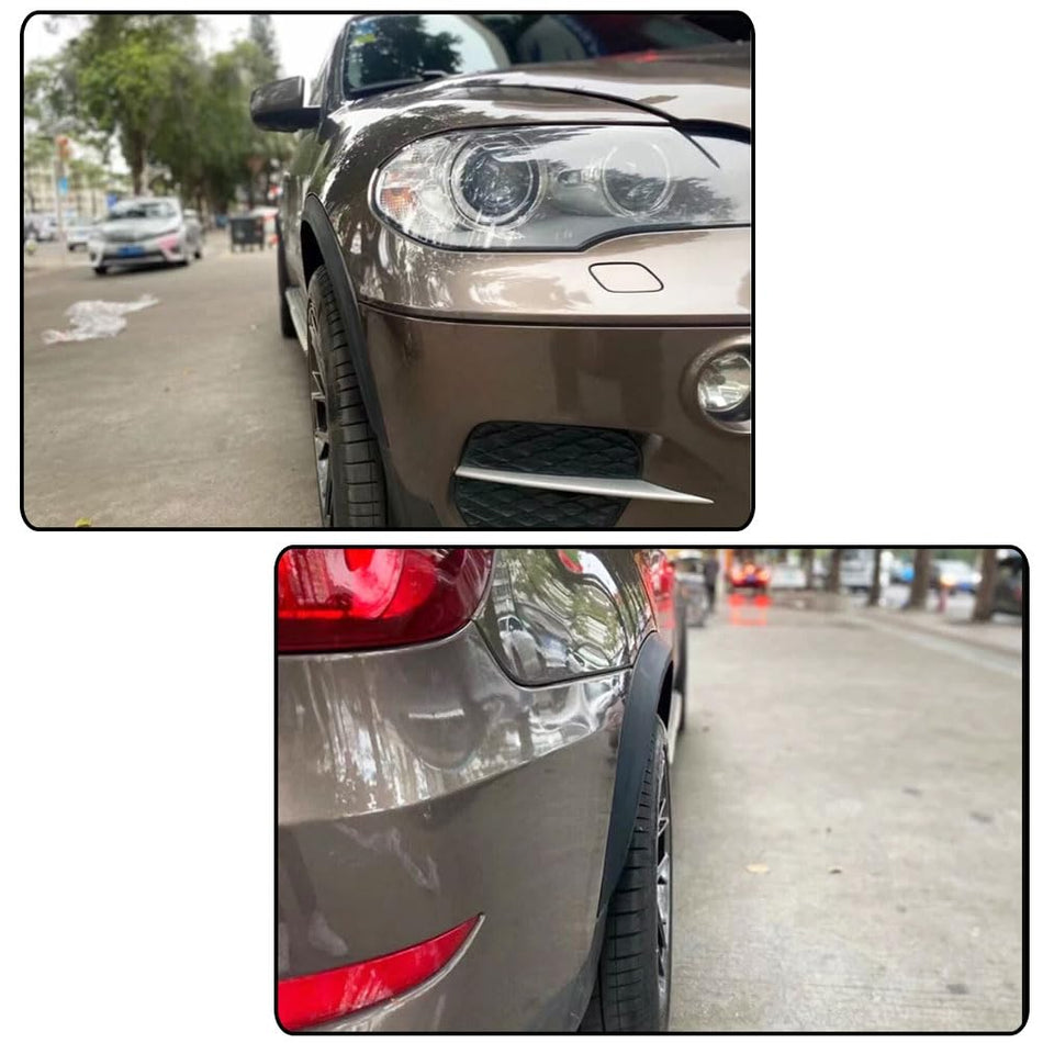 Wide Fender Flares Compatible with BMW X5 E70 2007-2013 Wheel Trim Molding Accessories