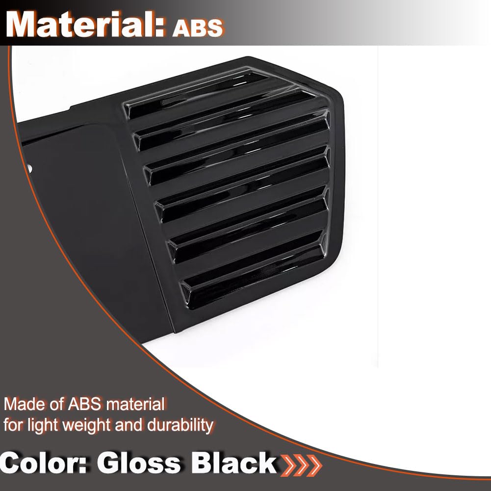Gloss Black Rear License Plate Frame Panel Cover Fits for Chevrolet Corvette C8 2020-2024 License Plate Cover Decorative Acce