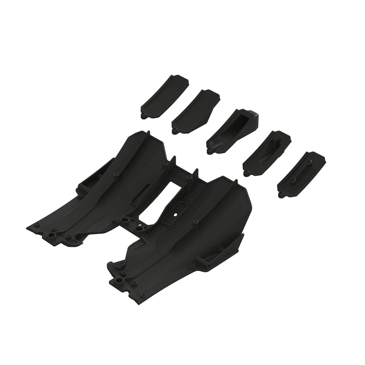 Carbon Fiber Rear Diffuser and Exhaust Tips fits Mercedes 2009-2012