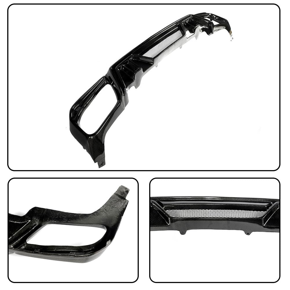 G05 Carbon Fiber Rear Diffuser for BMW X5 G05 M Sport 2019-2024 | Rear Bumper Lip Apron Lower Diffuser Splitters Canard Prote