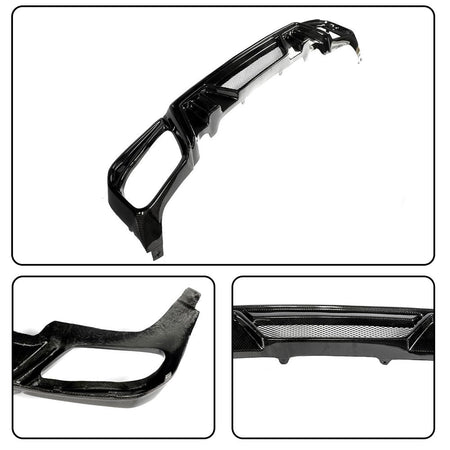 G05 Carbon Fiber Rear Diffuser for BMW X5 G05 M Sport 2019-2024 | Rear Bumper Lip Apron Lower Diffuser Splitters Canard Prote