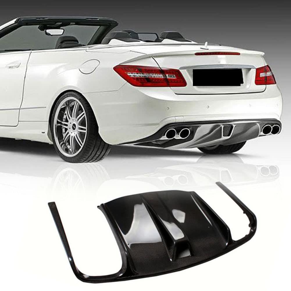 Carbon Fiber Rear Diffuser and Exhaust Tips fits Mercedes 2009-2012