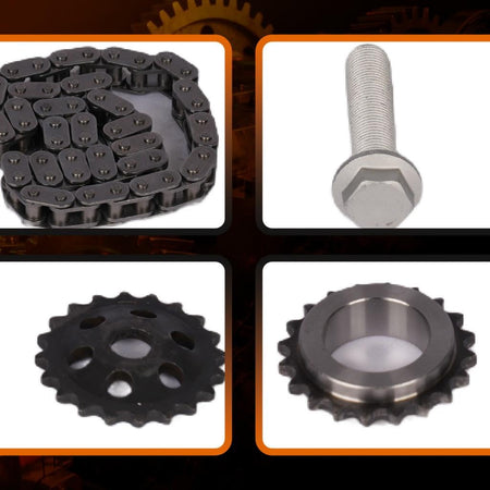 Timing Chain Kit Sprockets Compatible with Mini John Cooper S Coupe Works S One R58 R56 R55 2007-2015 1.6L 1.5L