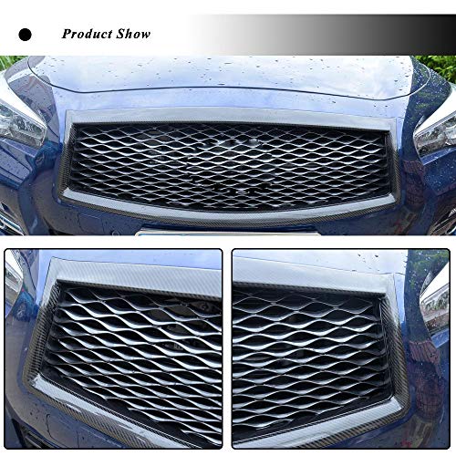 Carbon Fiber Grille for Infiniti Q50 Sedan 4-Door 2013-2017 Carbon