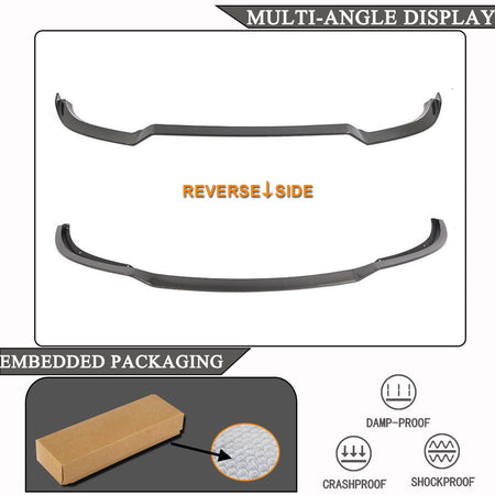 Carbon Fiber Front Bumper Lip Compatible witth Mercedes Benz E Class W212 S212 E63 E63S AMG Sedan 4-Door 2013-2016 Front Chin