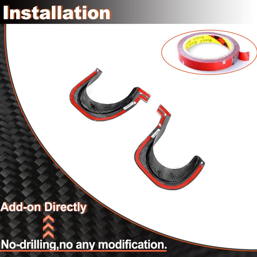 Carbon Fiber Exhaust Muffler Tail Pipe Upper Trim Cover Fits for Toyota Supra GR A90 A91 MK5 2019-2024 Tail Throat Upper Trim