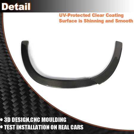 Carbon Fiber Side Wheel Arch Flares Compatible with Mercedes-Benz GLE63 AMG 4Matic+ Coupe Sport Utility 4-Door 2020-2024 Car 