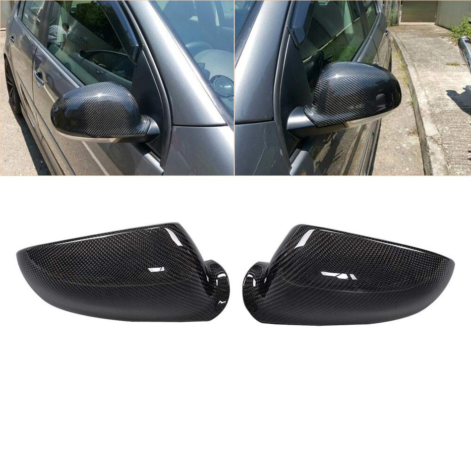 Carbon Fiber Mirror Caps for Volkswagen VW Golf 5 MK5 GTI 2006-2009