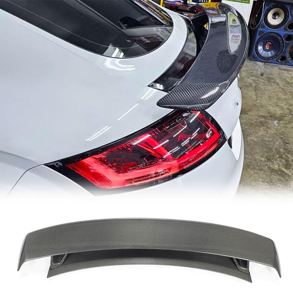 Rear Spoiler Compatible for Audi Mk2 TT 8J TTS 2-Door 2008-2014 Carbon