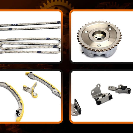 Timing Chain Kit w/VVT Sprockets Fits for Toyota Tacoma 2005-2015,4Runner 2010 2.7L L4 DOHC Replace #9-4217S 13050-75010