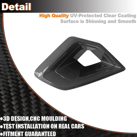 Dry Carbon Fiber Front Lower Air Vent Trim for BMW X5 G05 M50i M60i 2023-2025 Front Air Vent Cover Inlet Front Intake Ducts S