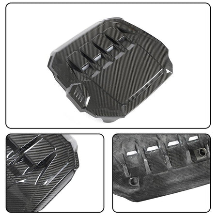 Dry Carbon Fiber Engine Cover for VW Golf 8 GTI MK8 21-23 | MCARCAR KIT Car Auto Hood Bonnet Protector Cap