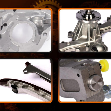 Timing Chain Kit Tensioner Sprockets Guides Compatible with Toyota 4Runner 03-09, FJ Cruiser 07-09, Tacoma 05-15, Tundra 05-1