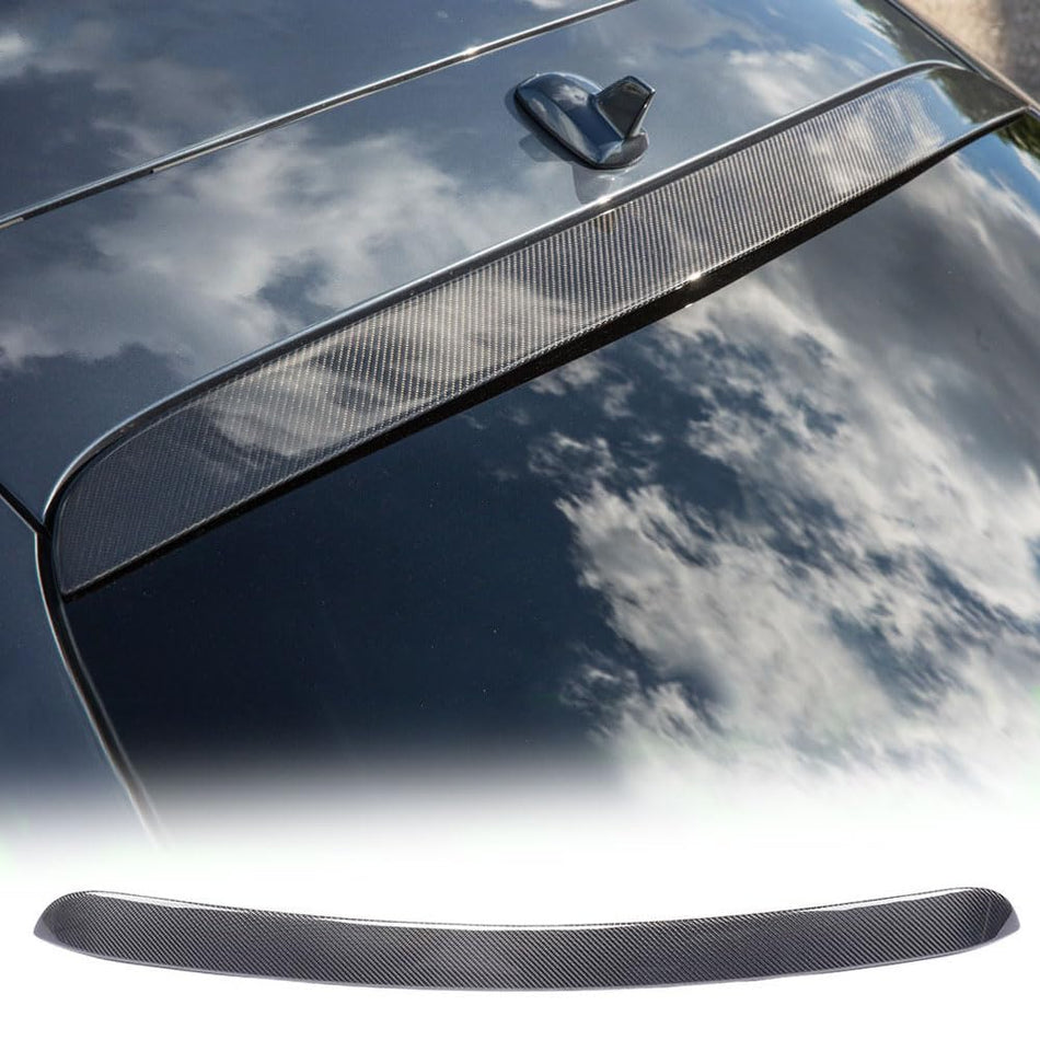 ahacarbon ML-XM159 Rear Roof Window Spoiler Wing Lip Carbon Fiber