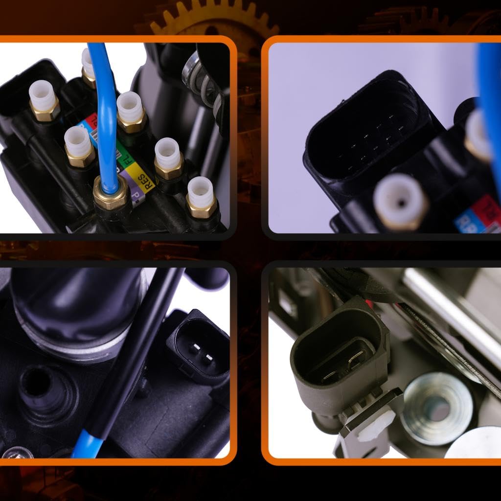 MCACAR KIT Air Suspension Compressor Pump with Valve Block Compatible with BMW 7 Series G11 G12 740i 750i 760i 2016-2019 3720