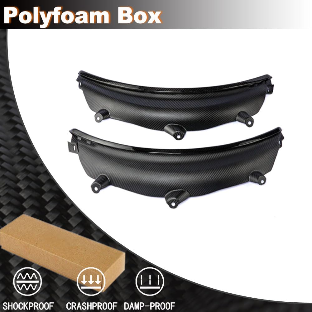 Carbon Fiber Rear Wheel Arch Fender Flare for BMW G80 M3 2021-2024 | Wheel Eyebrow Arch Trim Lips Fender Flares Protector Fac