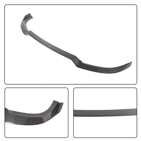 Carbon Fiber Front Bumper Lip Compatible witth Mercedes Benz E Class W212 S212 E63 E63S AMG Sedan 4-Door 2013-2016 Front Chin