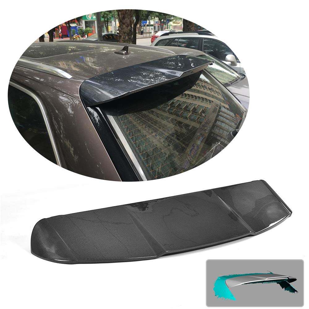 Carbon Fiber Rear Roof Spoiler for Audi Q7 Typ 4M SQ7 SLine 2016-2018