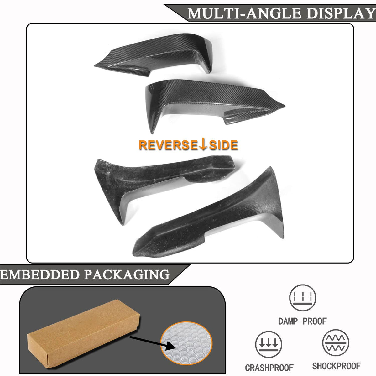 Carbon Fiber Parts for BMW 6 Series F06 F13 640i 650i 2012-2018
