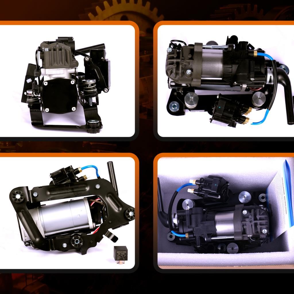 MCACAR KIT Air Suspension Compressor Pump with Valve Block Compatible with BMW 7 Series G11 G12 740i 750i 760i 2016-2019 3720