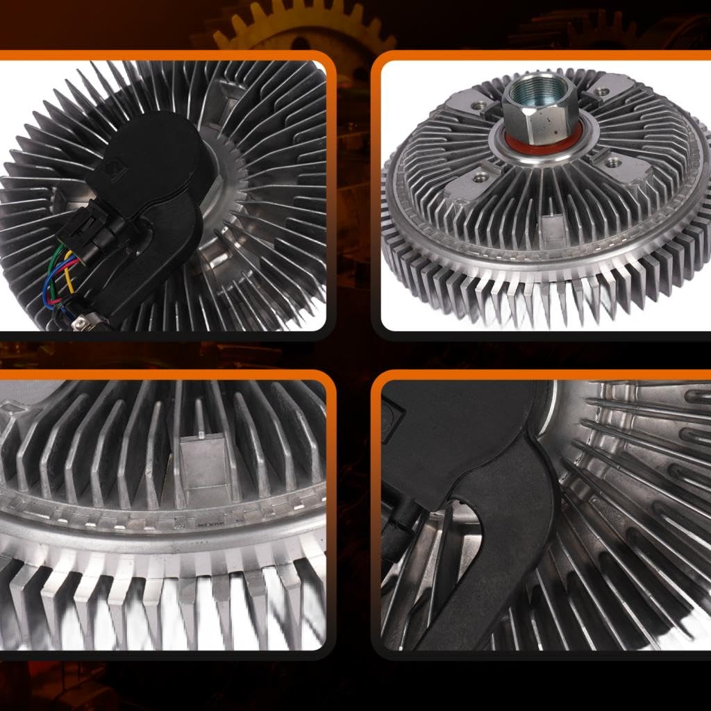 MCACAR KIT Engine Cooling Fan Clutch Compatible with Dodge Ram 2500 3500 4500 2010-2013 Electronic Radiator Fan Clutch for Ra