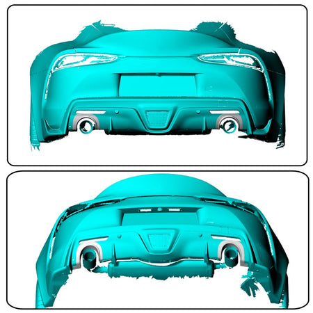 Carbon Fiber Exhaust Muffler Tail Pipe Upper Trim Cover Fits for Toyota Supra GR A90 A91 MK5 2019-2024 Tail Throat Upper Trim
