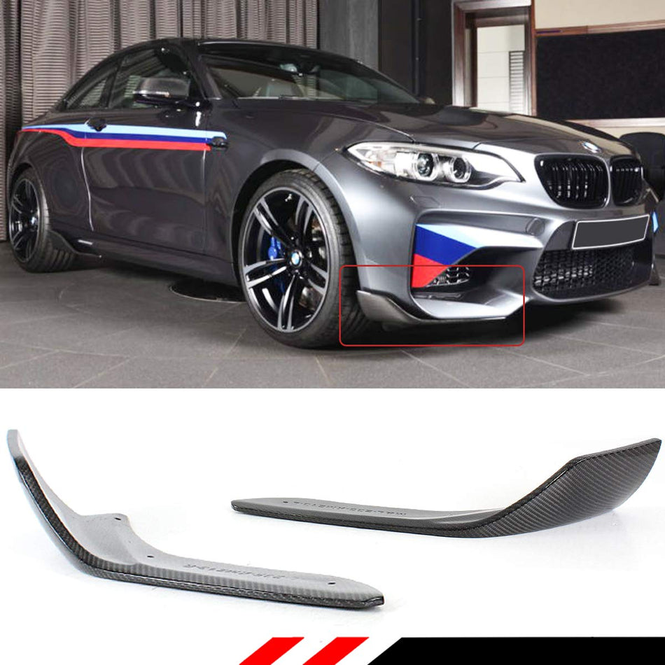 Carbon Fiber Chin Spoiler for BMW F87 M2 Base Coupe 2016-2020 Front
