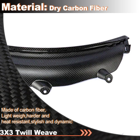 Carbon Fiber Rear Wheel Arch Fender Flare for BMW G80 M3 2021-2024 | Wheel Eyebrow Arch Trim Lips Fender Flares Protector Fac