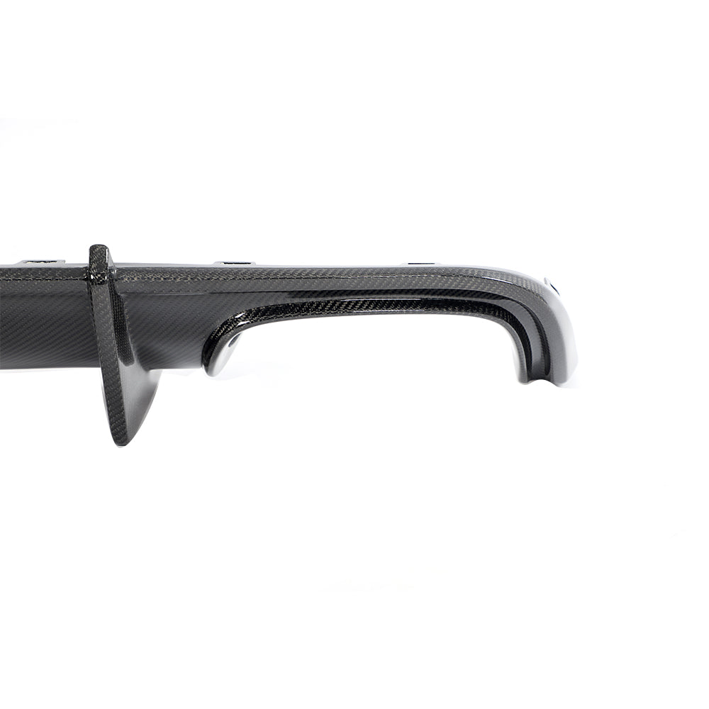 Audi A6 C7.5 rear bumper diffuser mounting tab detail