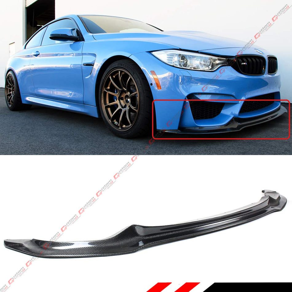 Carbon Fiber from Bumper Lip for BMW F80 M3 Sedan F82 F83 M4 2014-2018