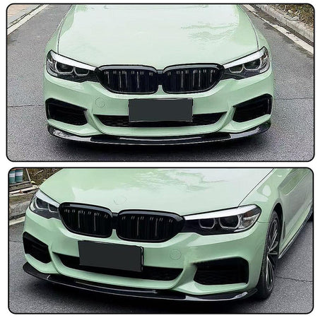 Carbon Fiber Front Lip for BMW G30 5 Series M Sport 4-Door 2017-2019 530i 540i M-tech Bumper Air Dam Lower Chin Splitter Prot
