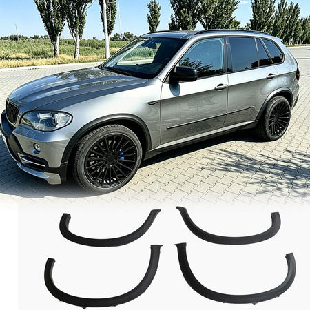 Wide Fender Flares Compatible with BMW X5 E70 2007-2013 Wheel Trim Molding Accessories