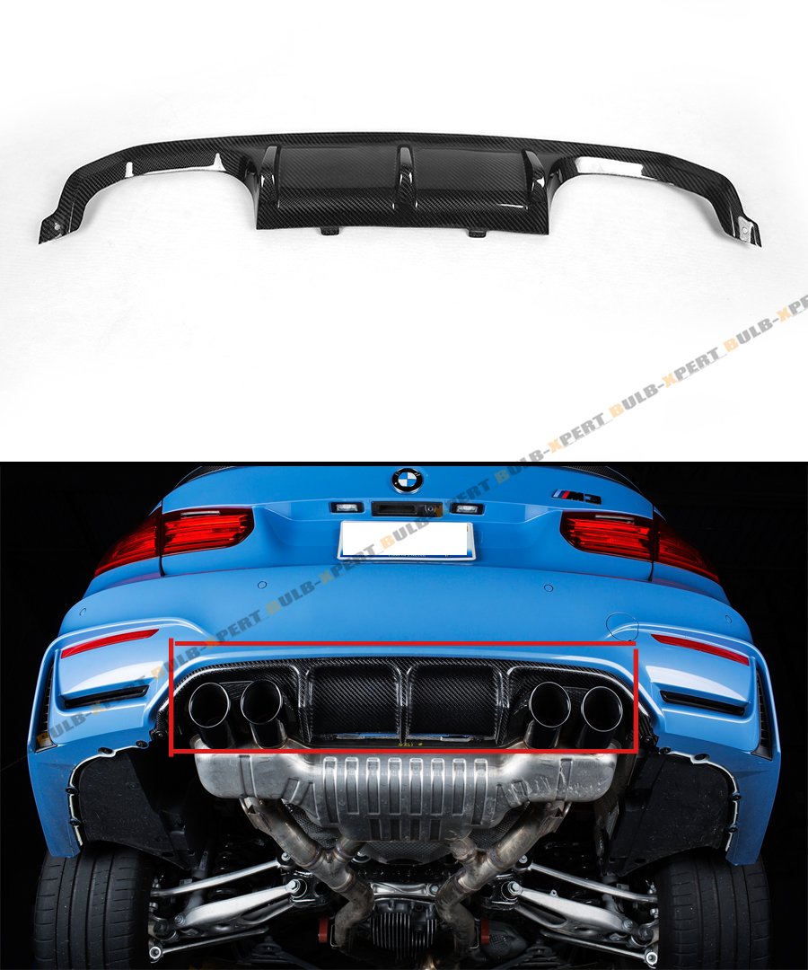 Carbon Fiber Rear Diffuser Lip fits BMW 3 Series F80 M3 2014-2019