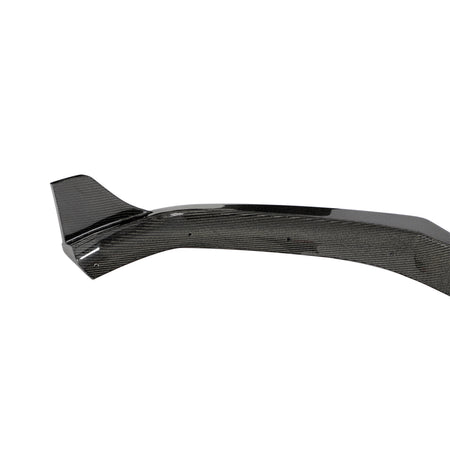 Audi A5 S5 B9 front lip gloss carbon fiber weave detail